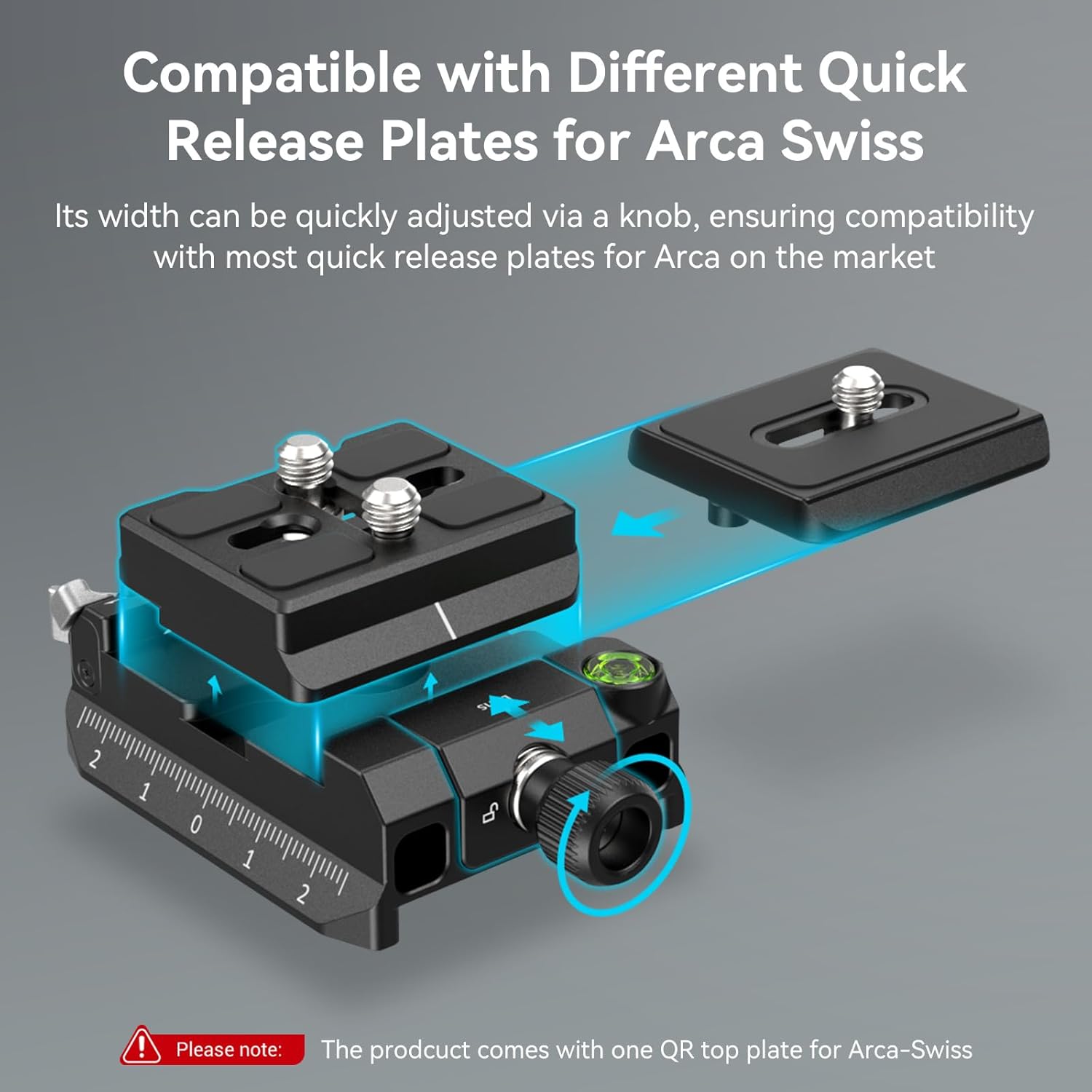 Detalle de SMALLRIG Kit plaques Arca-Swiss Manfrotto 4234