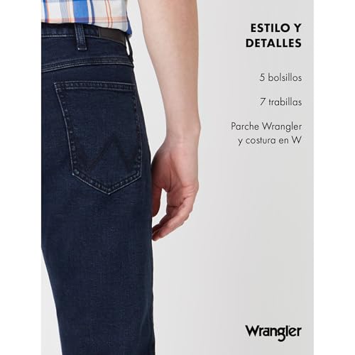 Detalle 1 de Wrangler Red Kabel Regular 40W/32L, jeans hombre azul