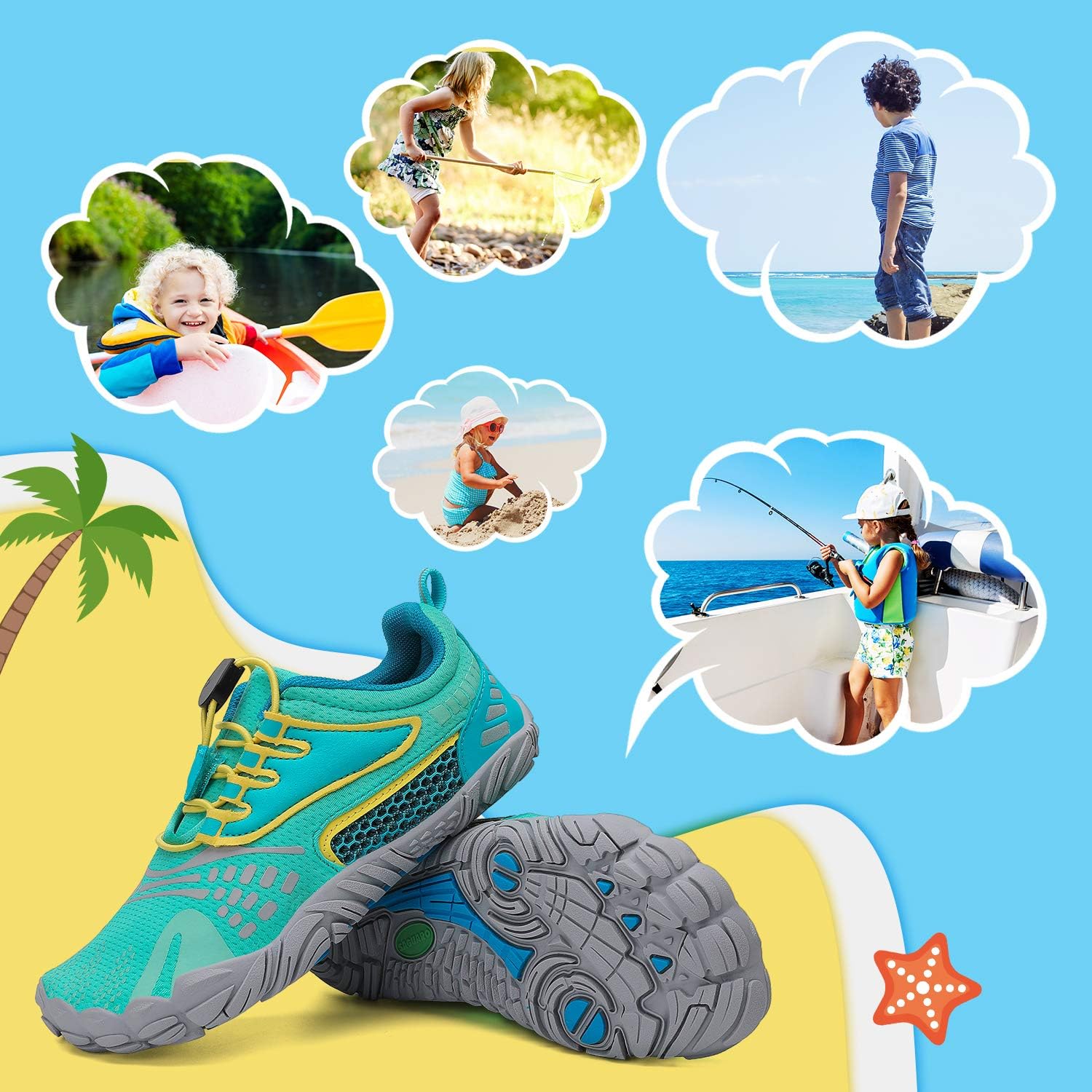 Thumbnail 6 de Saguaro Trailschuhe für Kinder – atmungsaktiv, rutschfest und barfußähnlich