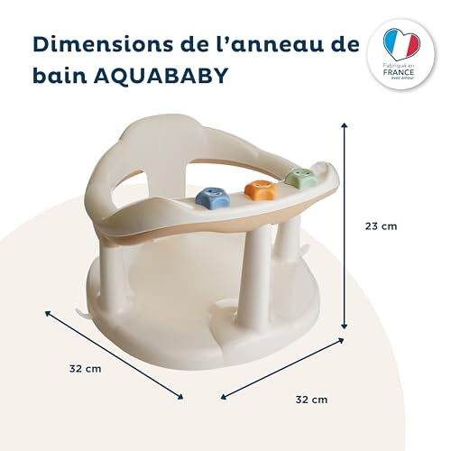 Detalle de Thermobaby Anneau de bain Aquababy — siège ergonomique pour bébé 7–16 mois, facile et stable