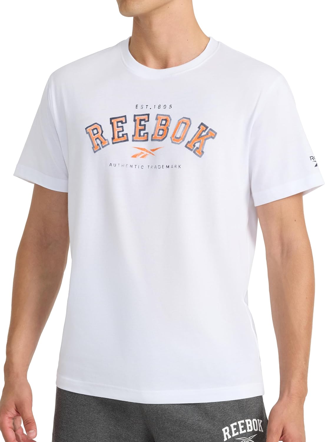 Thumbnail 6 de Reebok Men's Short Sleeve Graphic Crewneck T-Shirt — Standard Fit, Lightweight Cotton-Poly