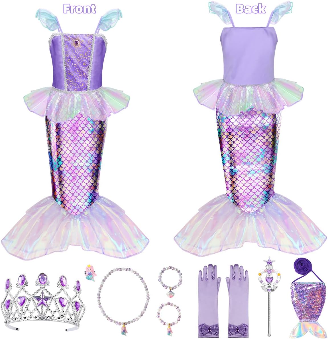 Thumbnail 6 de MELAND Mermaid Costume Kids