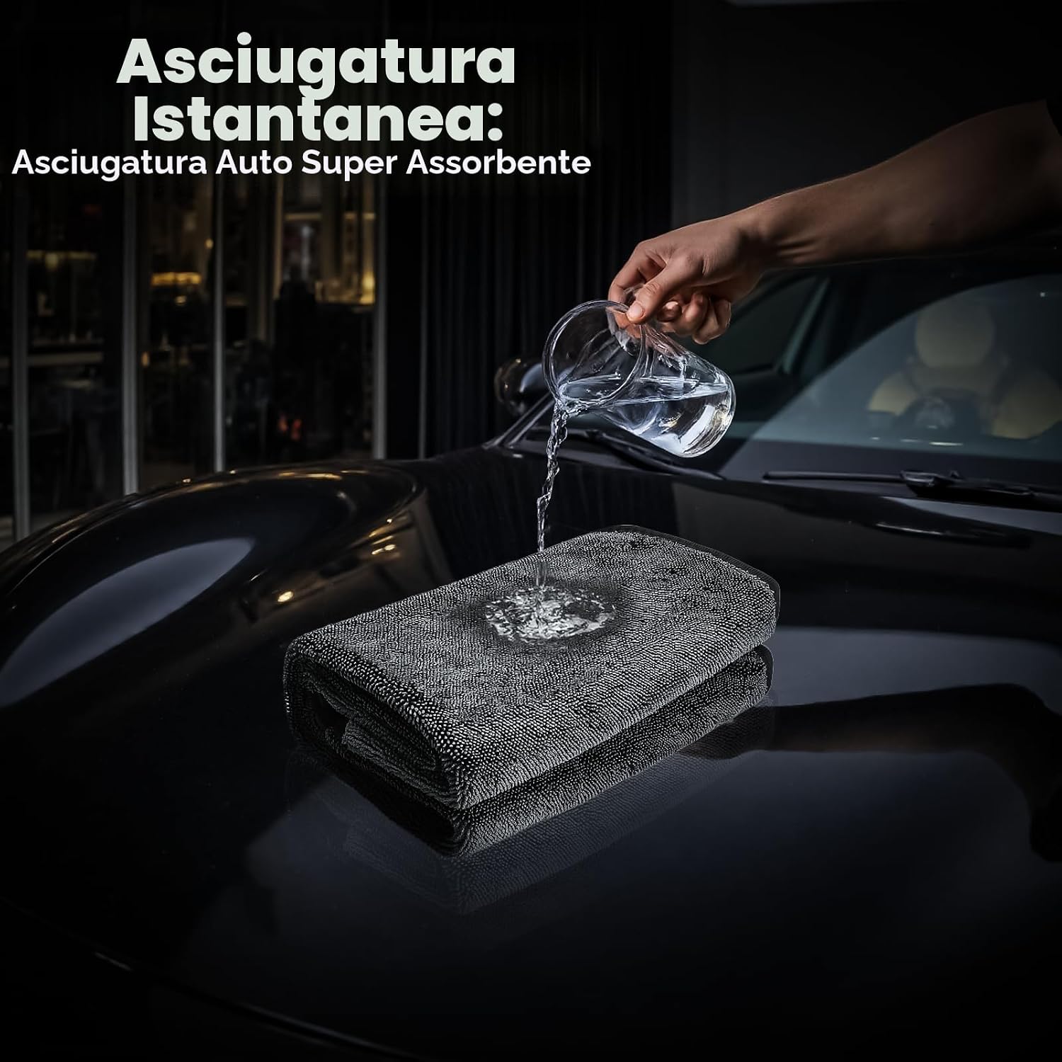 Thumbnail 4 de Autreykorn Panno Microfibra Auto XXL (90x60 cm, 700 GSM) – asciugatura rapida e protezione della vernice