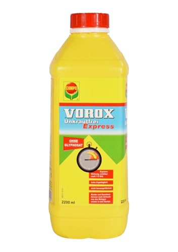 Detalle 2 de VOROX Unkrautfrei Express – Konzentrat 2,2 L (Compo): Relativ schnelle Unkrautbekämpfung zwischen Zierpflanzen und Nutzpflanzen