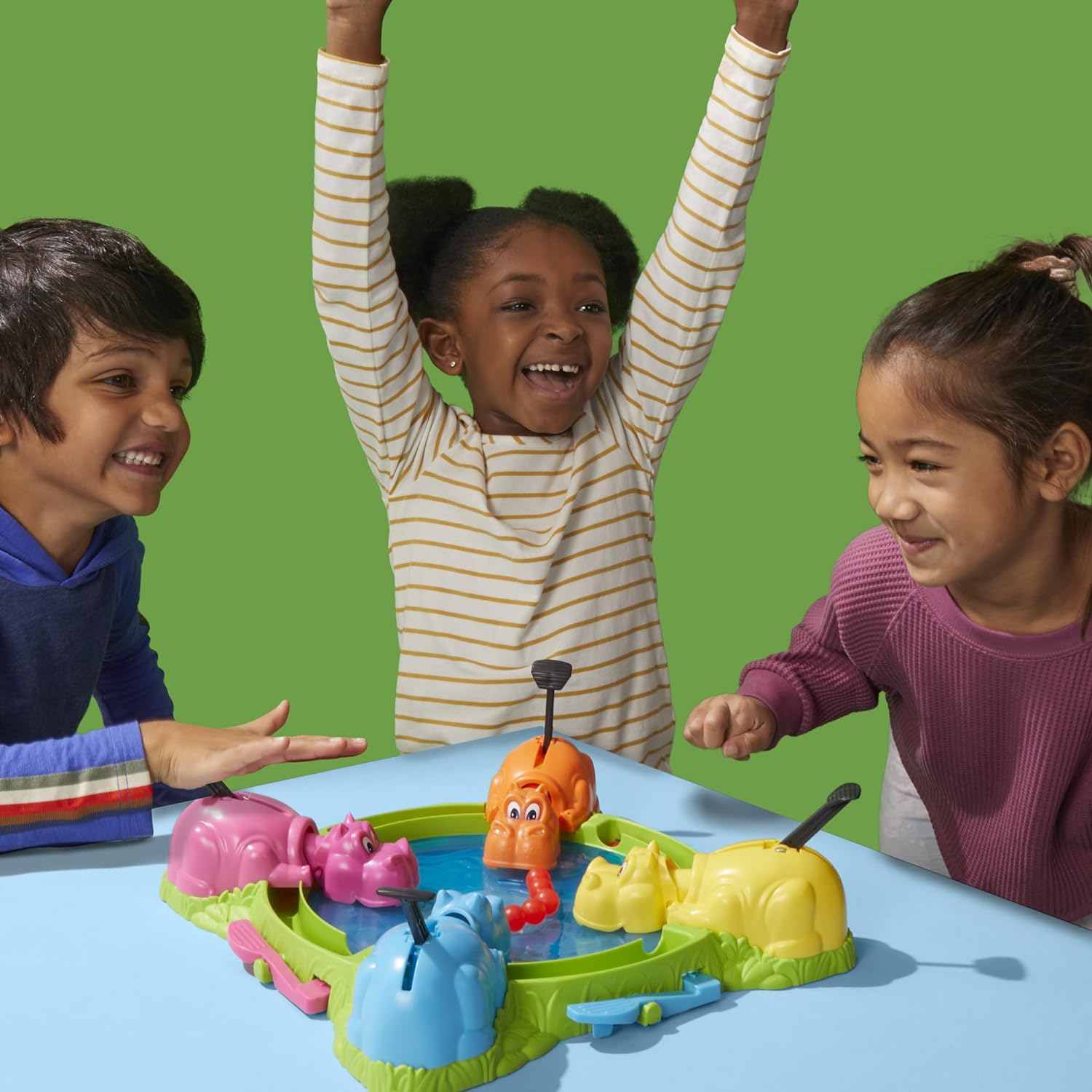 Thumbnail 5 de Hasbro Gaming Hippo Flipp – Gioco da tavolo per bambini, ora con ricarica istantanea delle biglie
