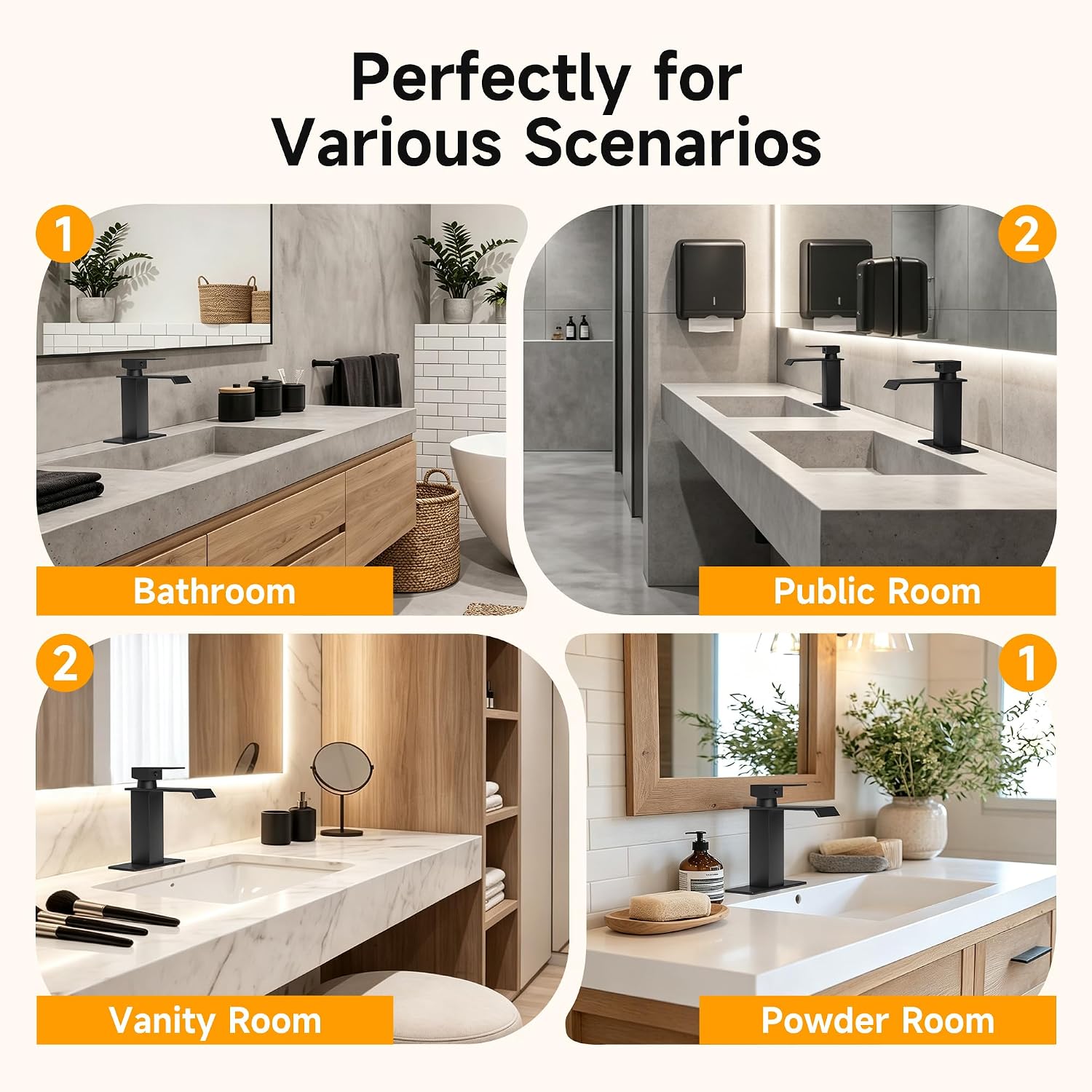 Thumbnail 3 de Stainless Steel Bathroom Faucet