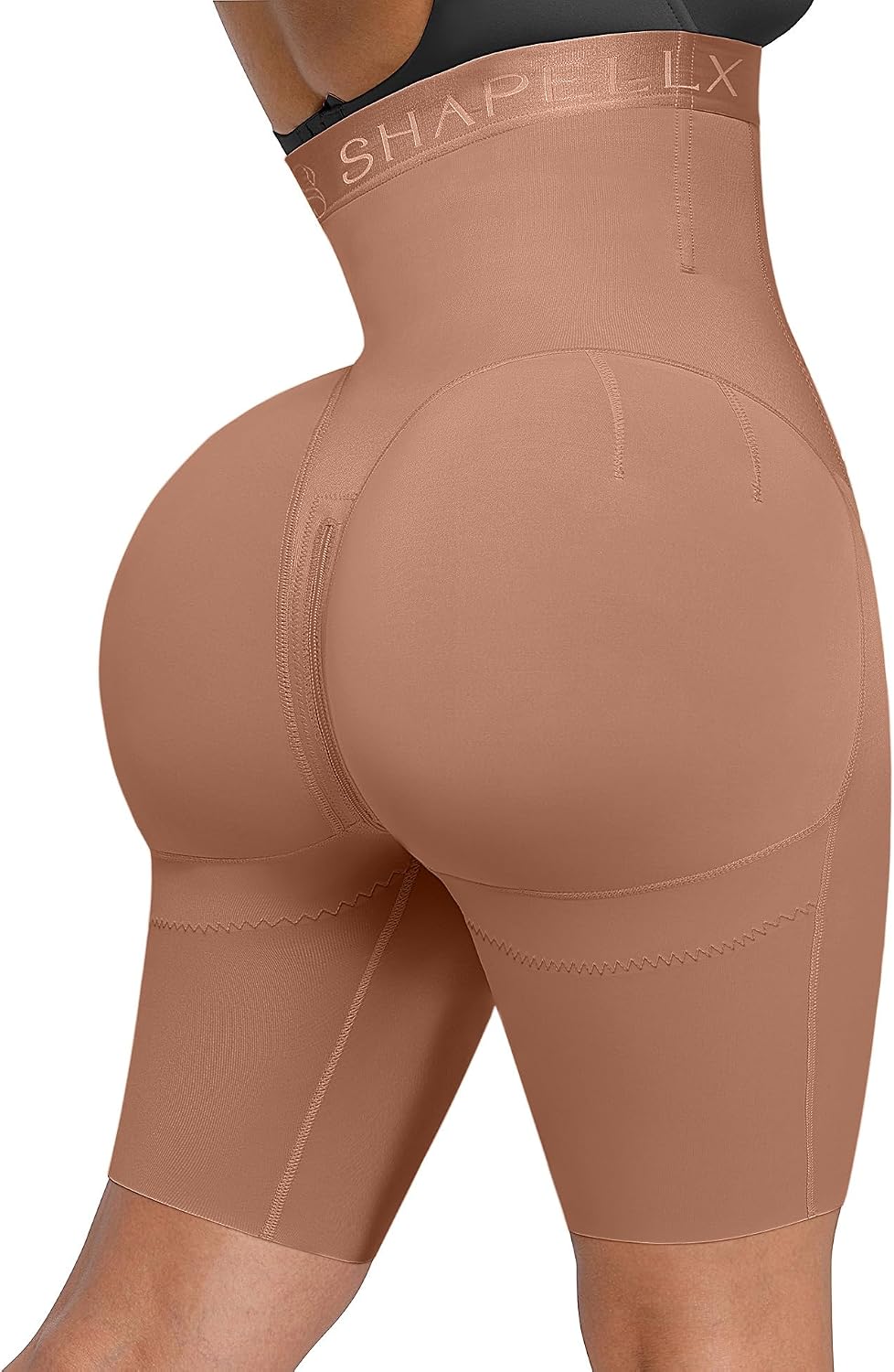 Thumbnail 5 de SHAPELLX Shapewear High Waisted 38cm Zipper Shorts