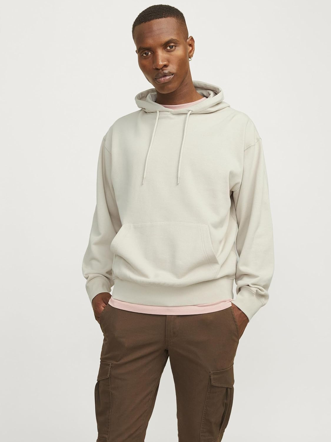Thumbnail 1 de Jack & Jones pull à capuche homme unicolore en coton et polyester
