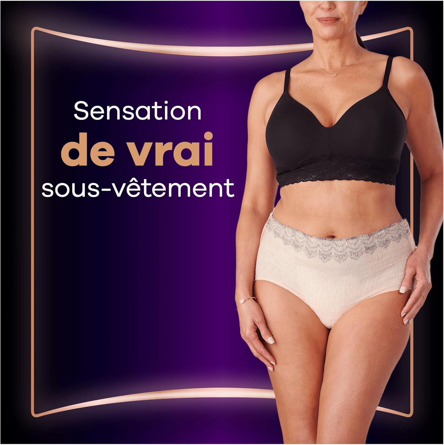 Detalle de Always Discreet Boutique Culottes Pour Fuites Urinaires – Lot de 8, Beige Plus L
