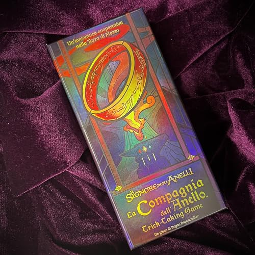 Detalle de Asmodee – LA COMPAGNIA DELL'ANELLO: Trick-Taking Game Collaborativo