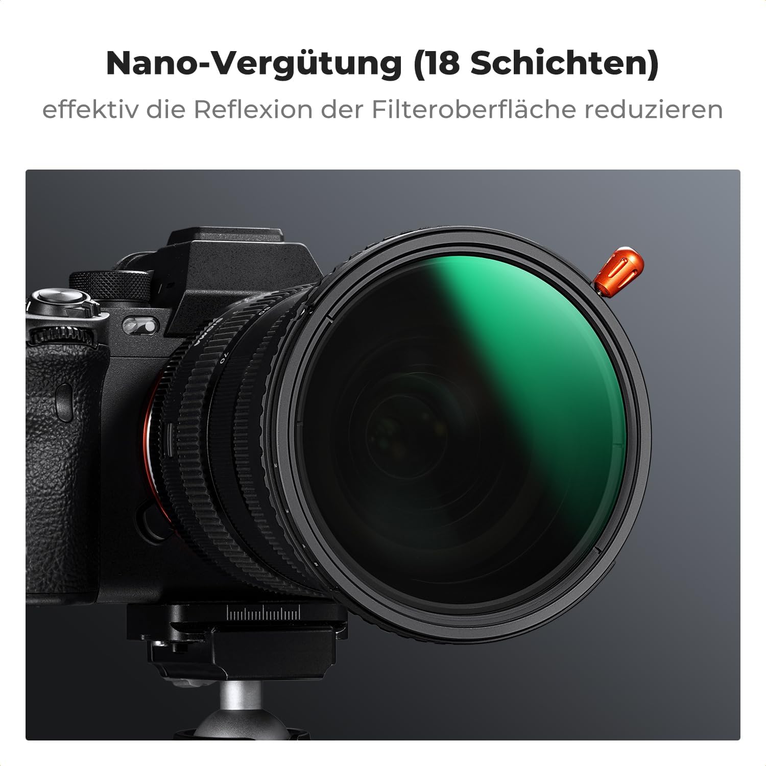 Detalle 2 de K&F CONCEPT 3-in-1 Filter 49 mm mit 28 Schichten