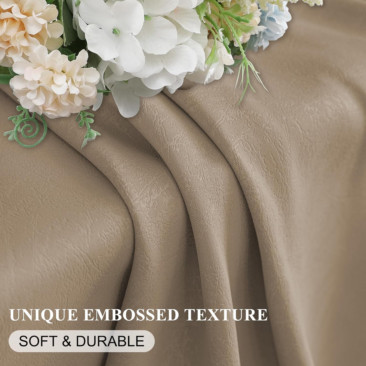 Thumbnail 1 de Lot de 2 rideaux occultants Ystyle 140x225 cm à œillets, isolants anti-froid et anti-chaleur