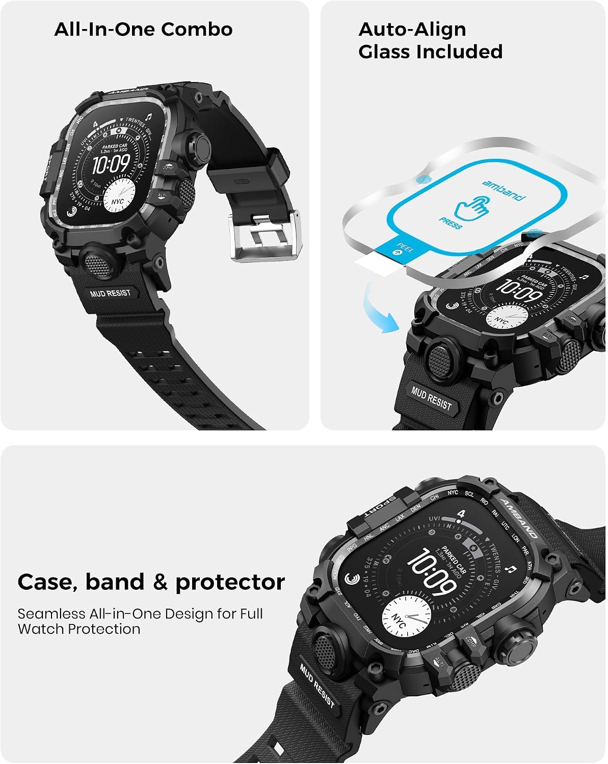 Detalle 2 de amBand Rugged Case for Apple Watch Ultra 49mm