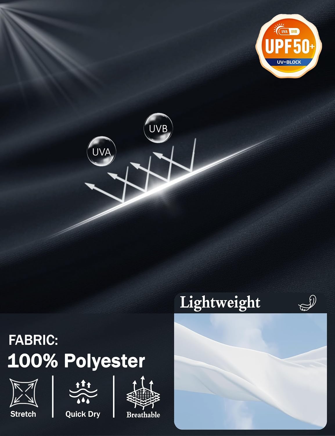 Detalle 1 de GOLDPKF UPF 50+ sun protection shirt