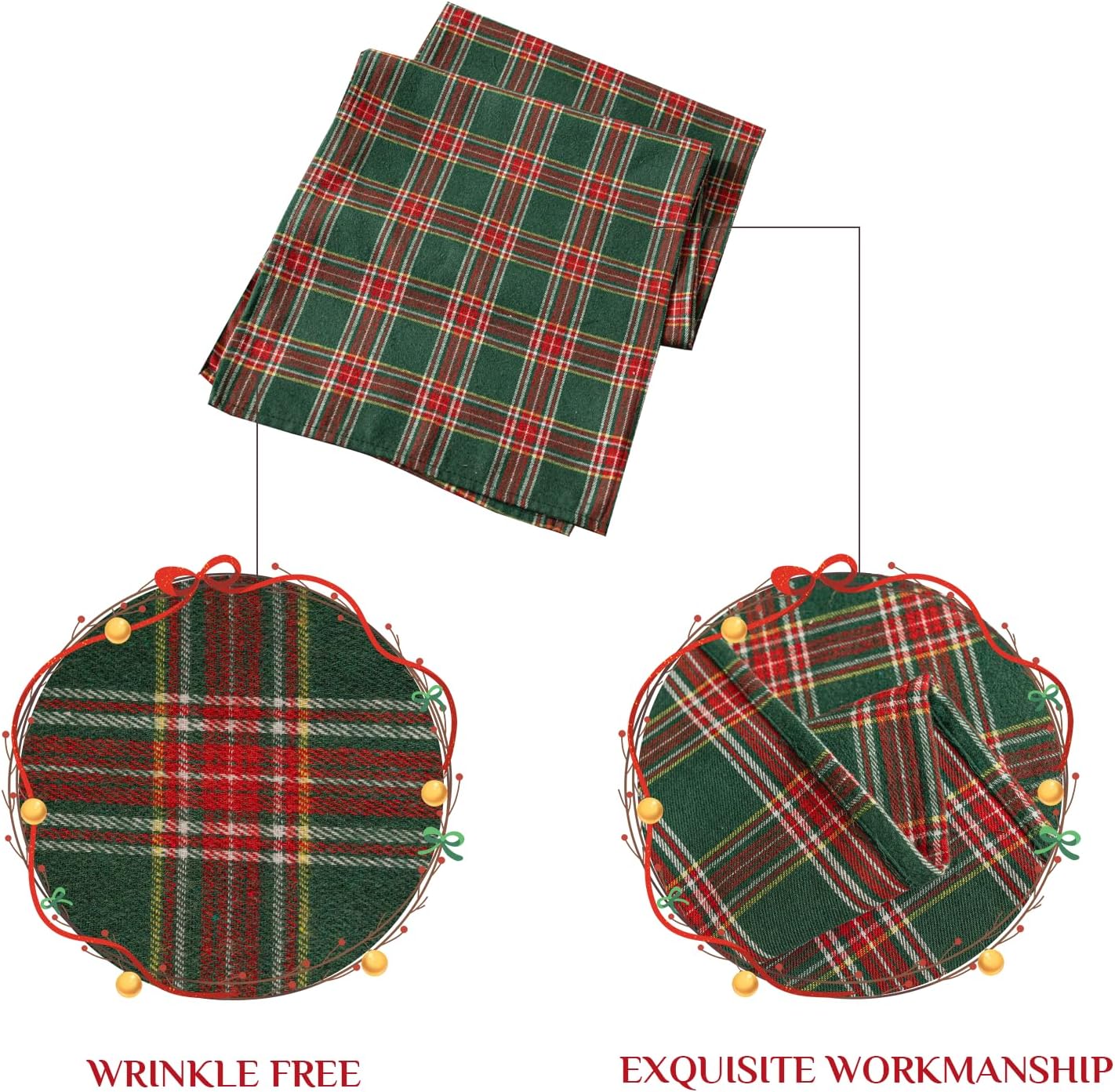 Thumbnail 3 de Softalker Christmas Table Runner, 13 x 108 Inch