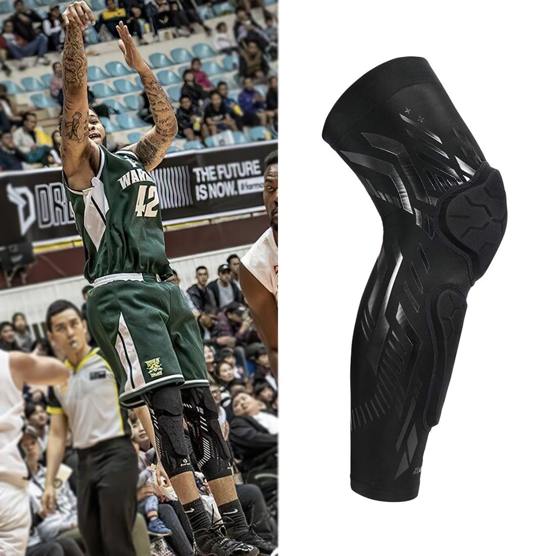 Detalle 2 de Kuangmi knee compression sleeve XXXL