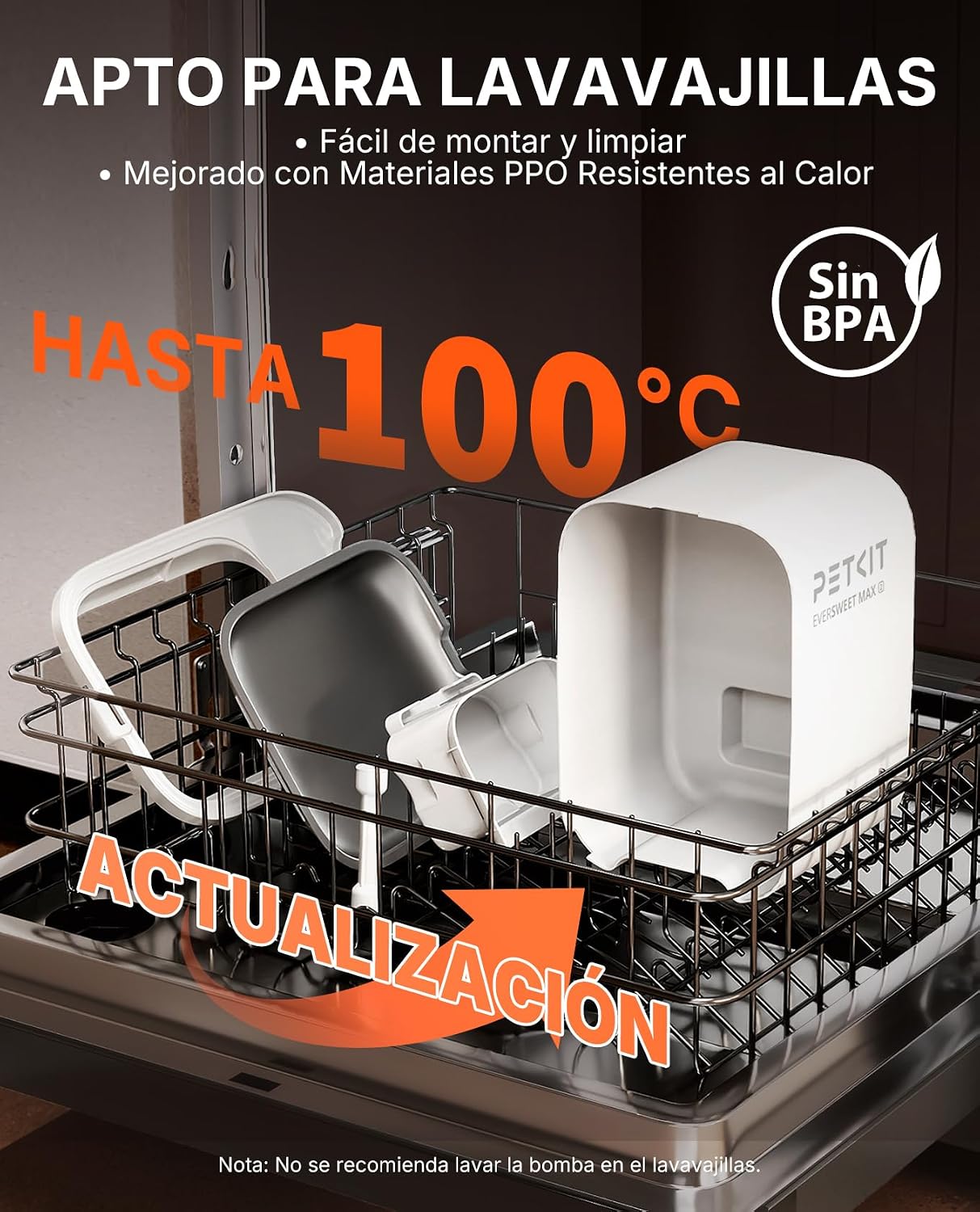 Detalle 2 de PETKIT EVERSWEET MAX 2 Fuente para Gatos 3L