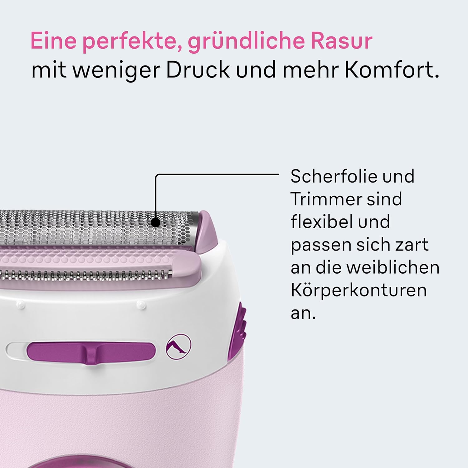 Detalle 2 de Braun Silk-épil 5100 Lady Shaver elektrischer Damenrasierer