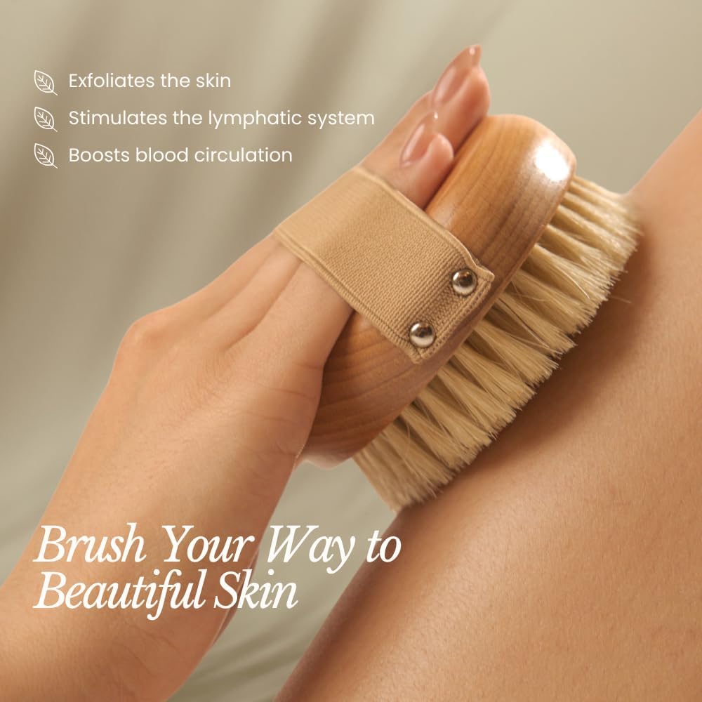 Detalle de Bare Botanics Body Brush, Medium Firmness