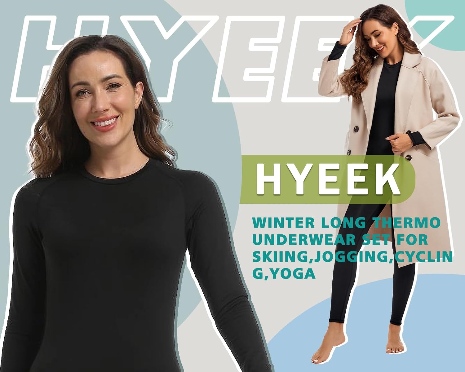 Thumbnail 4 de Hyeek Thermounterwäsche Damen Set fürs Skifahren