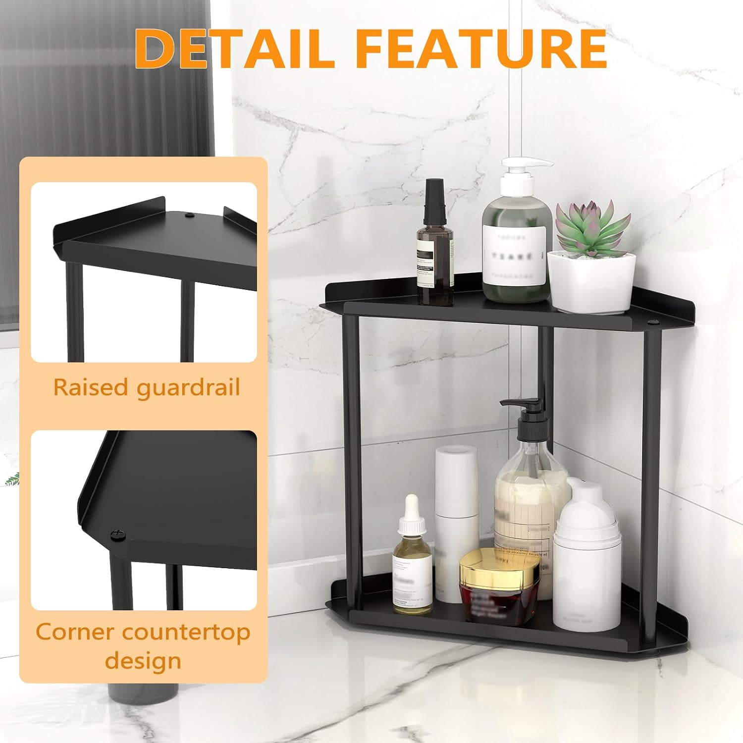Thumbnail 6 de Jesginboo 2-Tier Vanity Counter Organizer