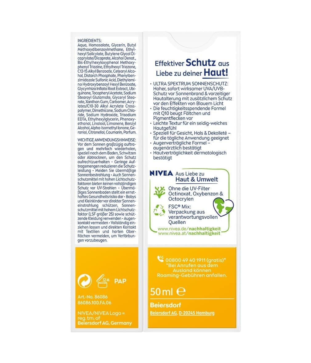 Thumbnail 5 de NIVEA SUN Q10 Sonnenschutz LSF 50