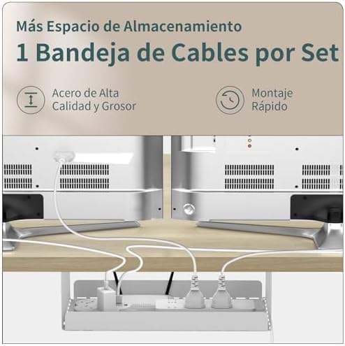 Thumbnail 7 de Devoko Escritorio Eléctrico 140x80cm con Memoria y Gestión de Cables 🖥