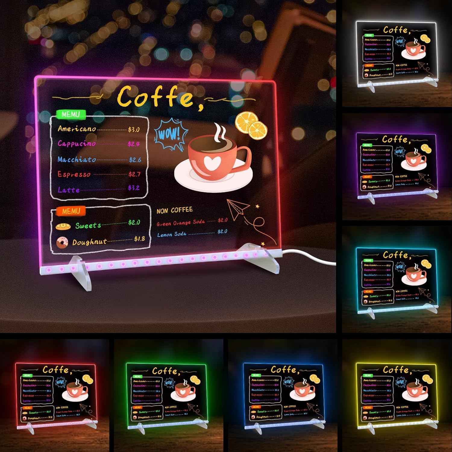 Thumbnail 3 de LED Note Drawing Board for Children