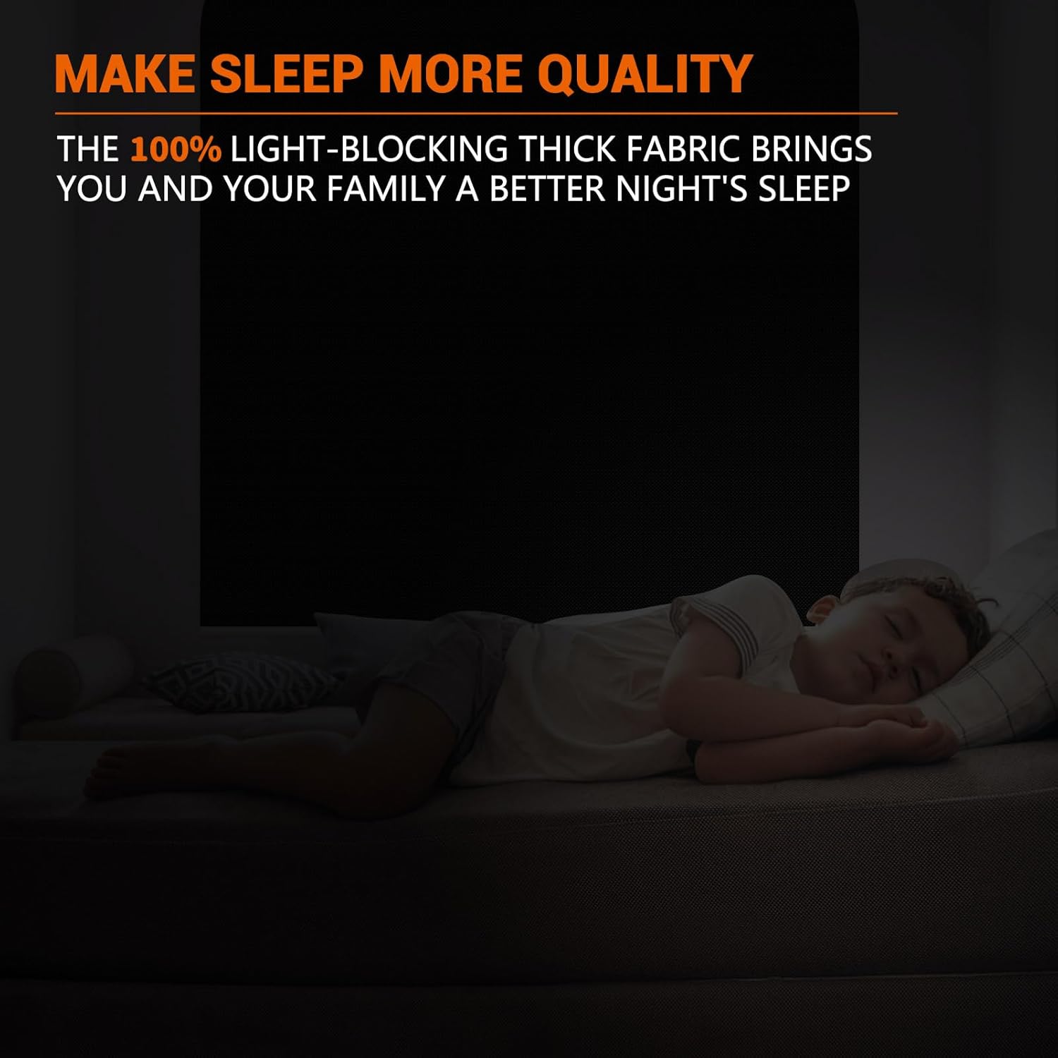 Thumbnail 5 de MOCOBO Temporary Blackout Blinds 300x145cm