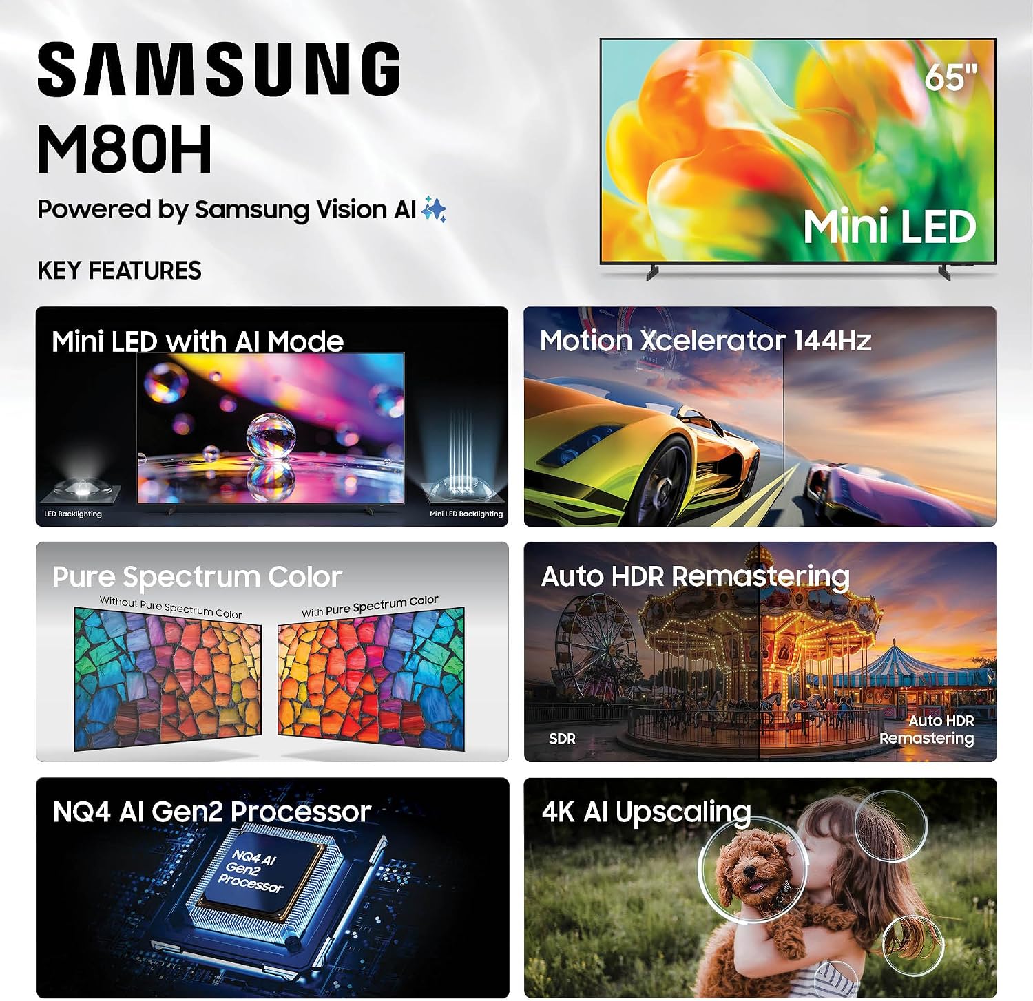 Thumbnail 2 de Samsung 65-Inch Mini LED TV