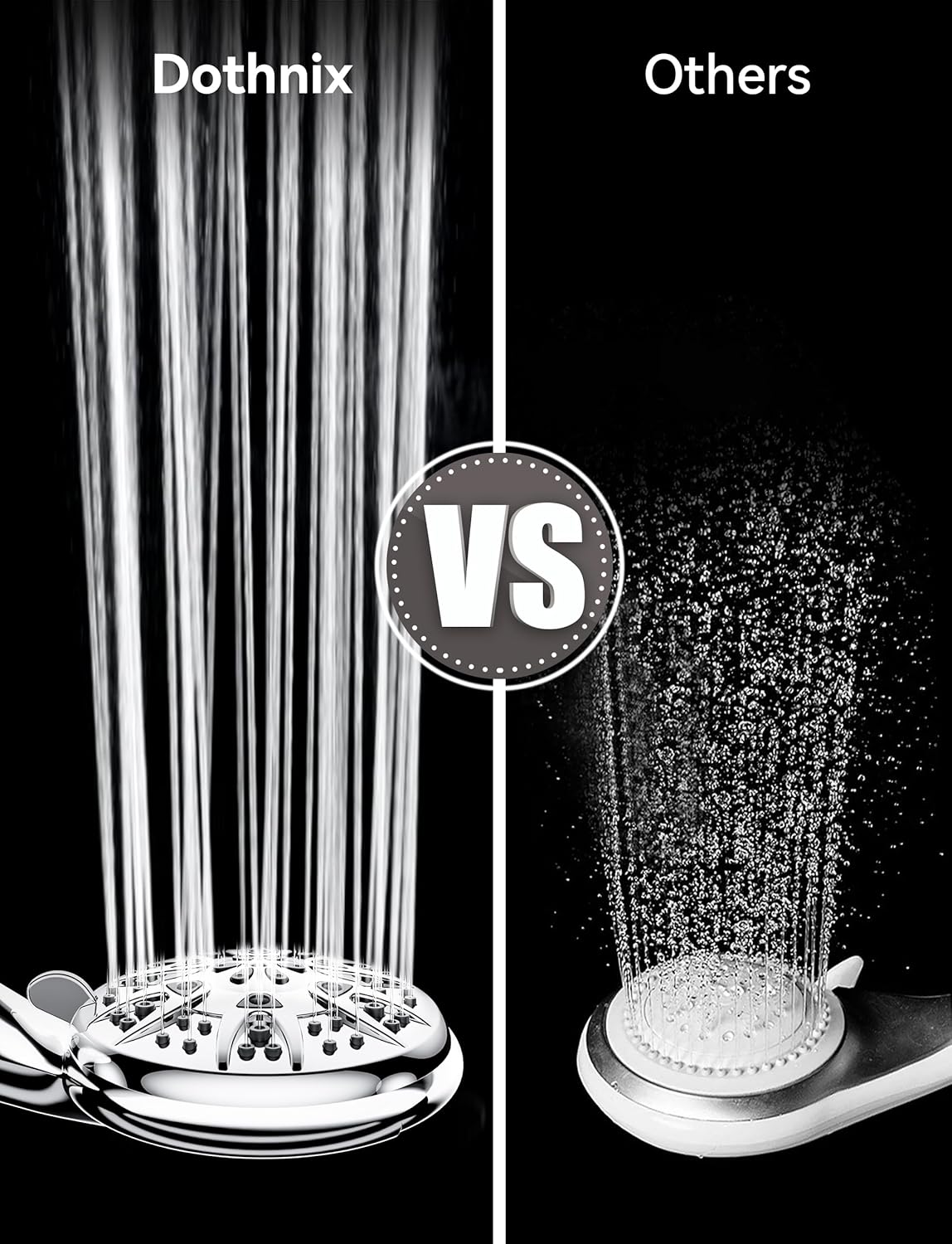 Thumbnail 2 de dothnix Shower Head with Hose 1.5m – High Pressure, 5 Spray Modes