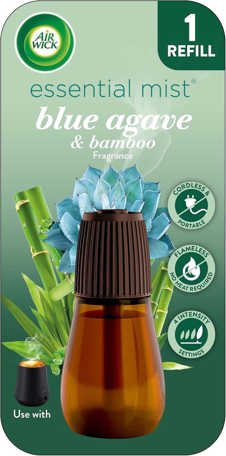 Detalle de Air Wick Essential Mist Aroma Relaxing Peony and Jasmine – Pack of 6 x 20ml