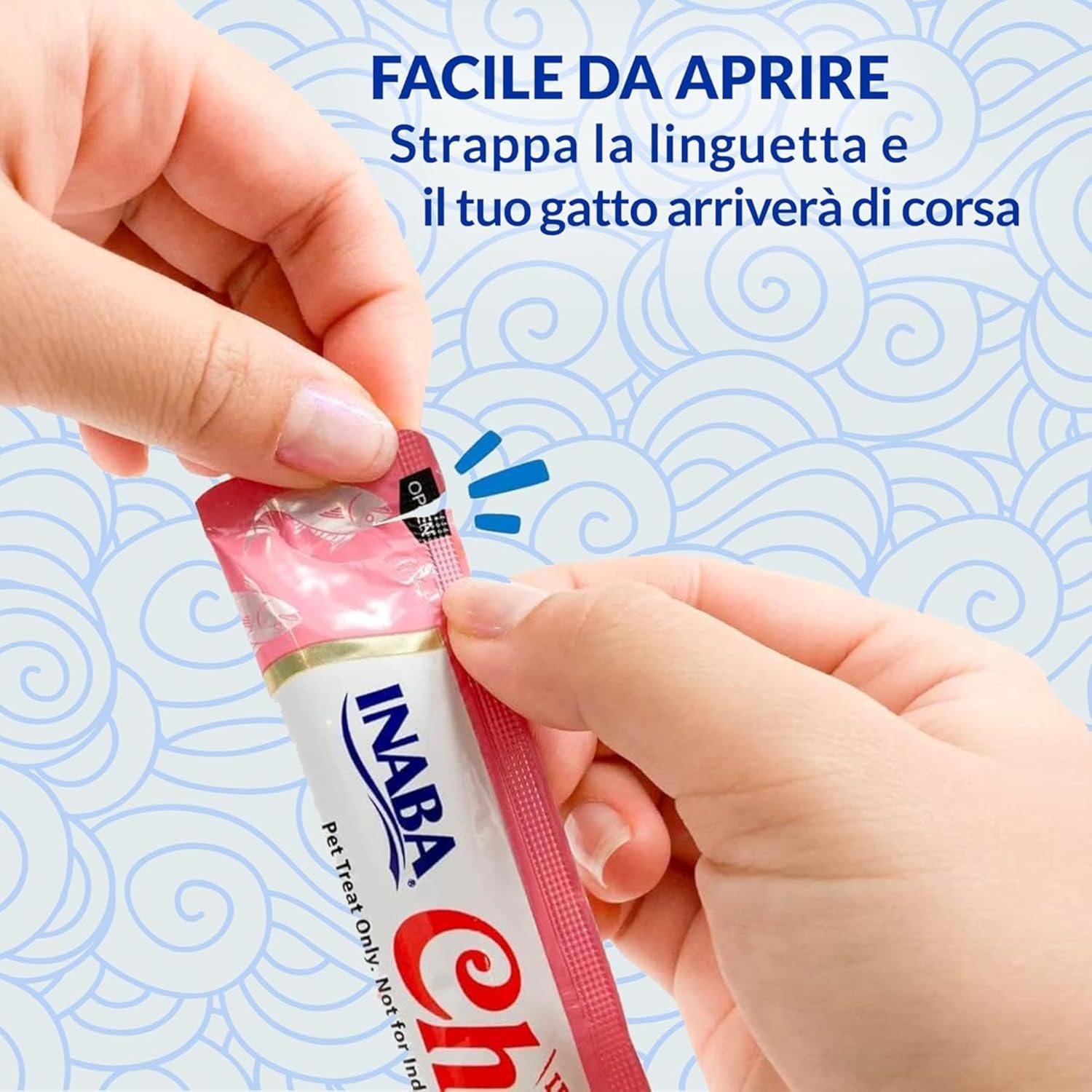 Detalle de INABA Churu Kitten Snack per Gattini sotto i 12 mesi – Tonno e Pollo, 20 stick da 14 g