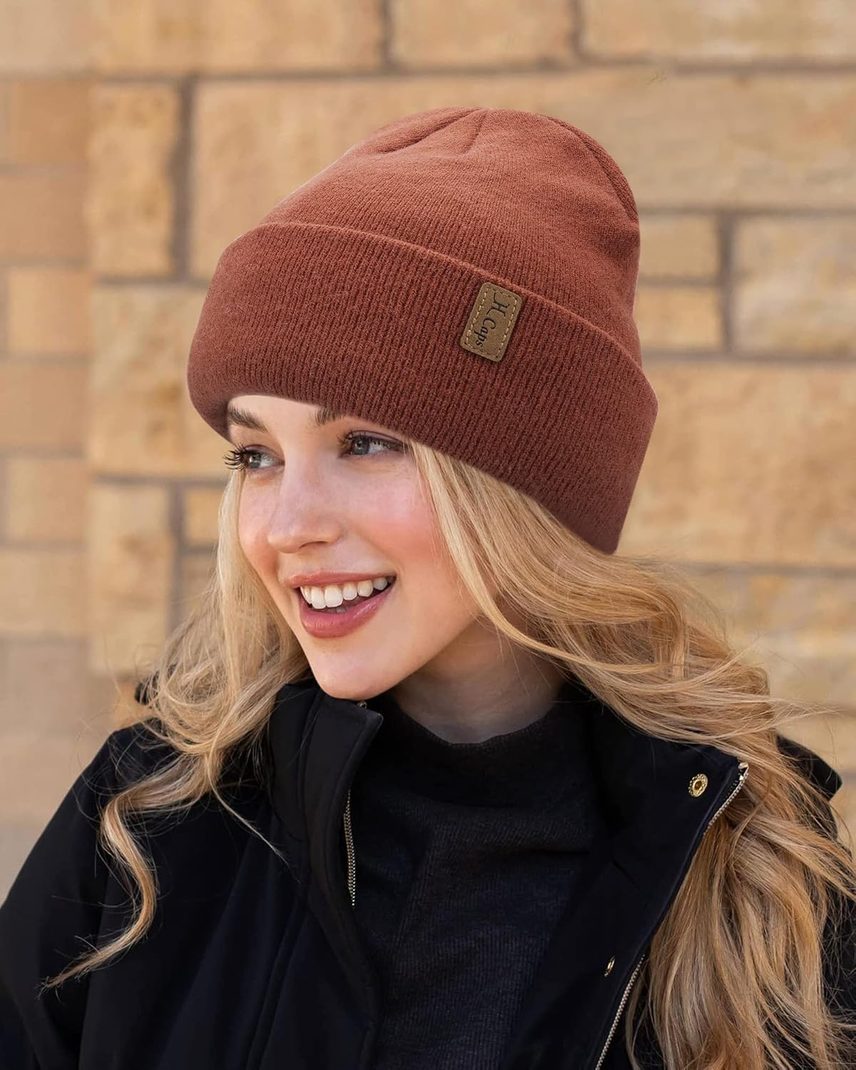 Thumbnail 4 de Cappello invernale Beanie con fodera in pile 22,5 cm