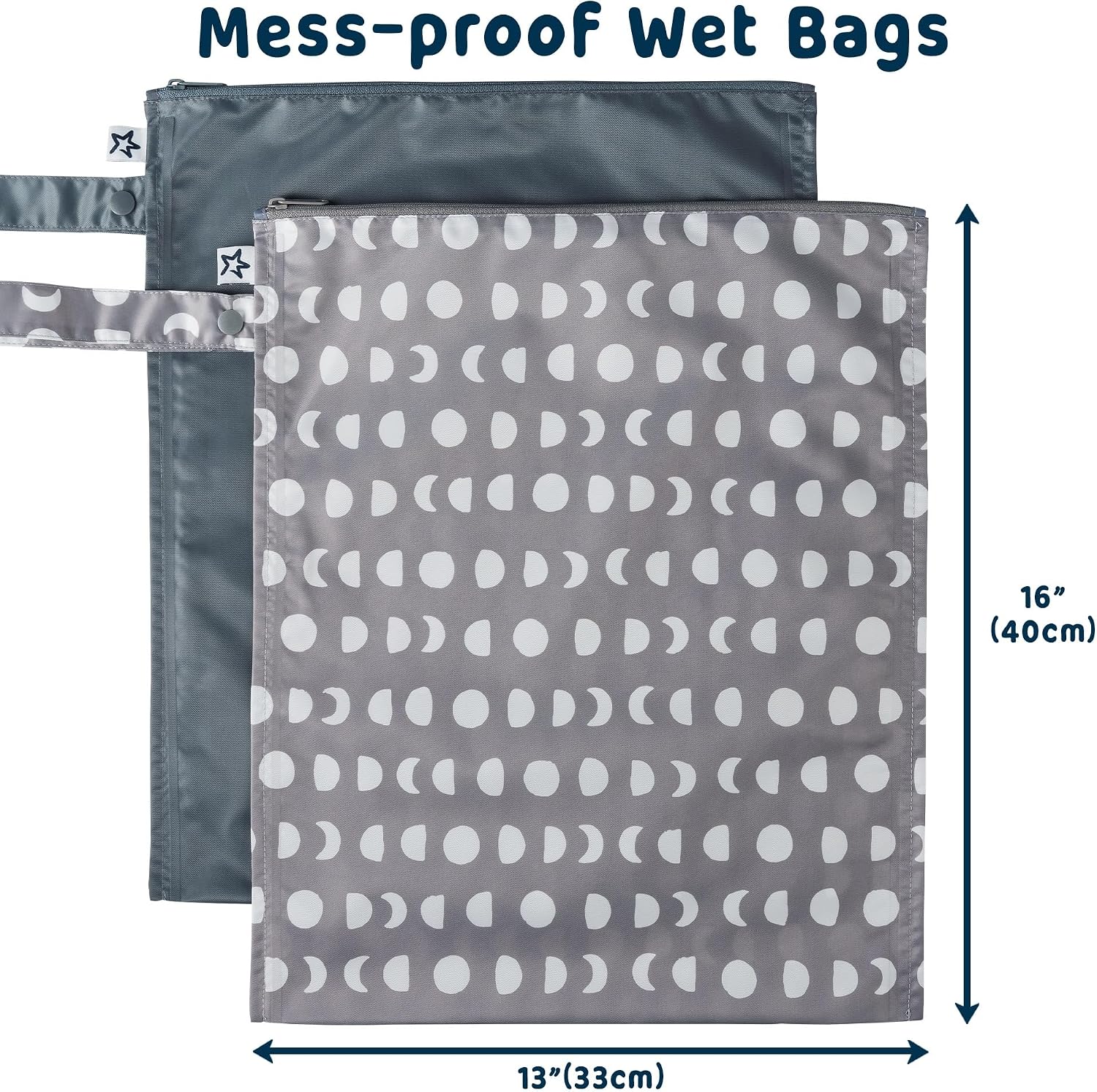 Thumbnail 2 de Tiny Twinkle Luna Mess Proof Wet Bags, 2-Pack Waterproof Reusable Bags