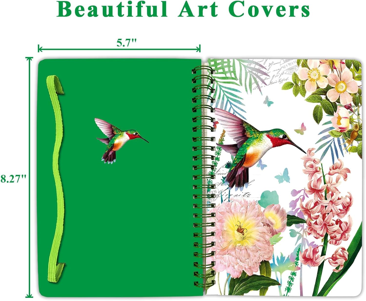 Thumbnail 1 de DWIYITTN A5 Spiral Notebook for Women – 4 Pack Hardback Gift Set