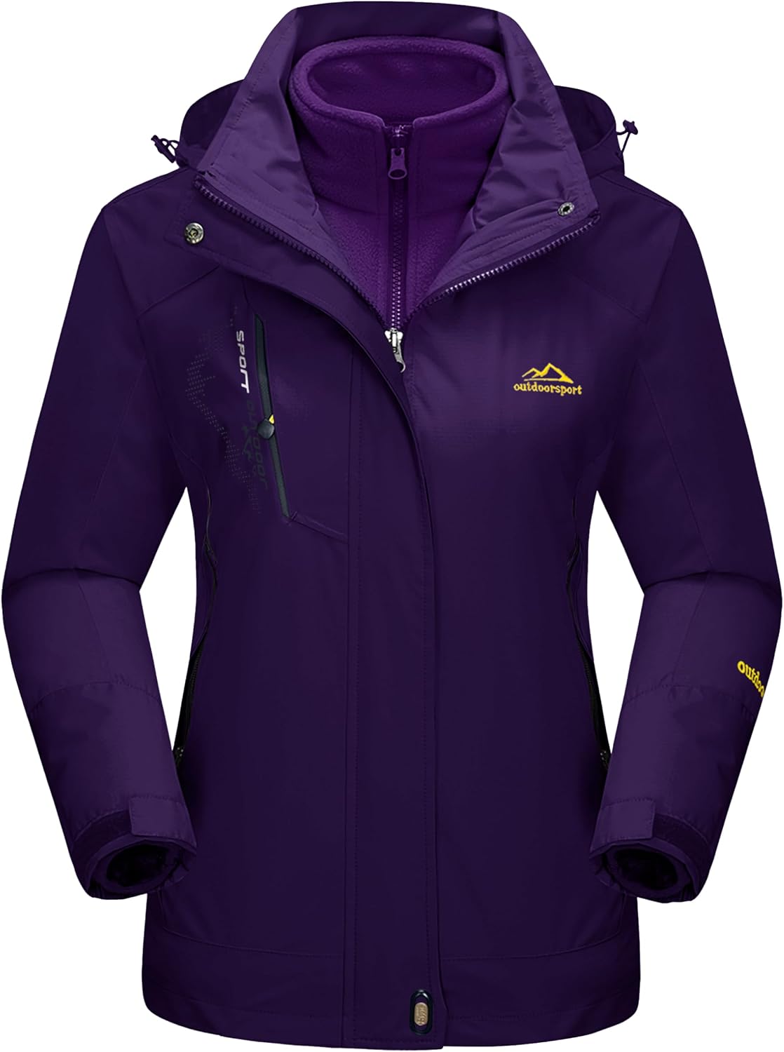 Detalle de MAGCOMSEN 3-in-1 Women's Ski Jacket 5000mm