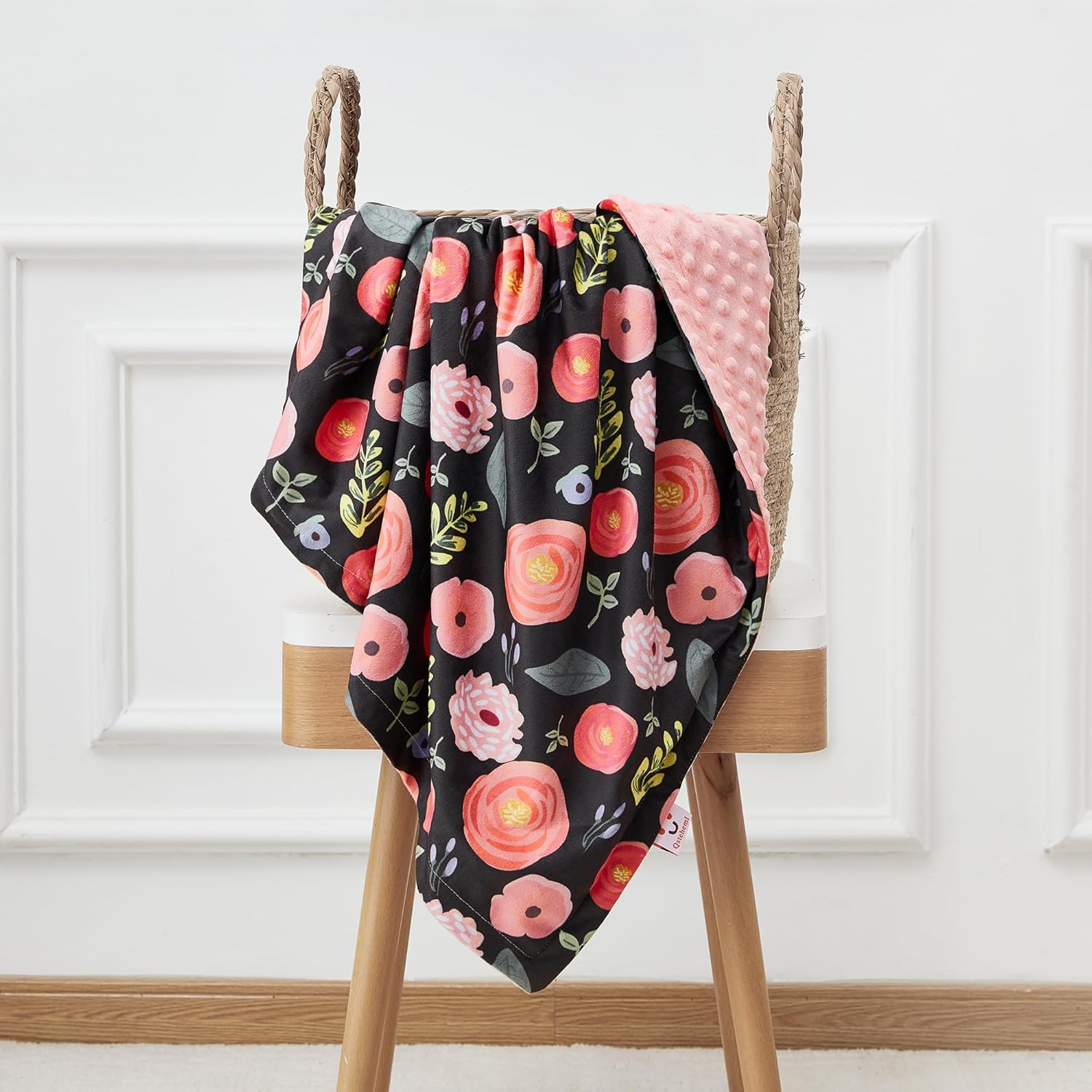 Thumbnail 4 de JORNH Super Soft Baby Cot Blanket for Newborns (75 x 100cm) with Dotted Fleece Backing