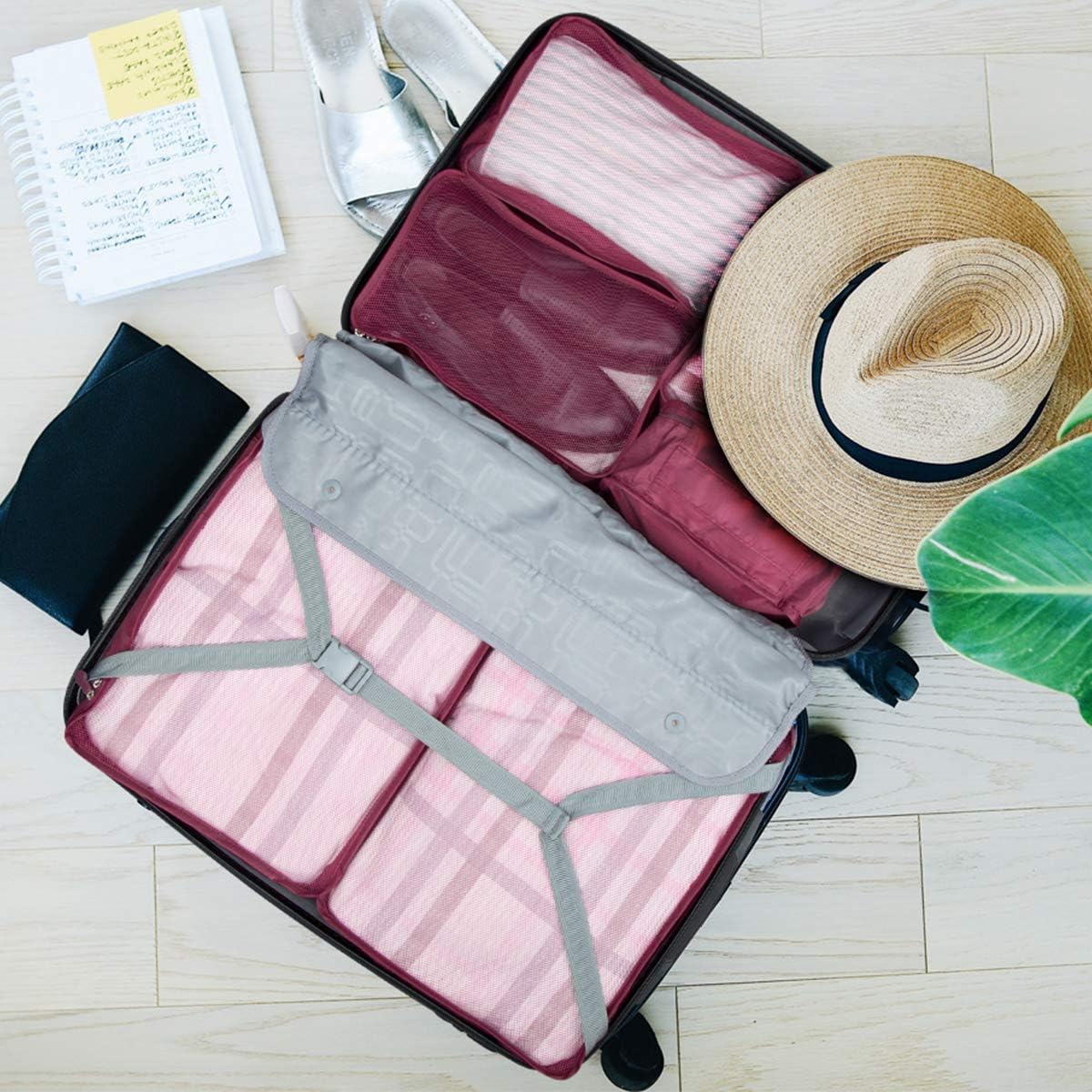 Thumbnail 1 de Packing Cubes for Suitcase 10 Sizes