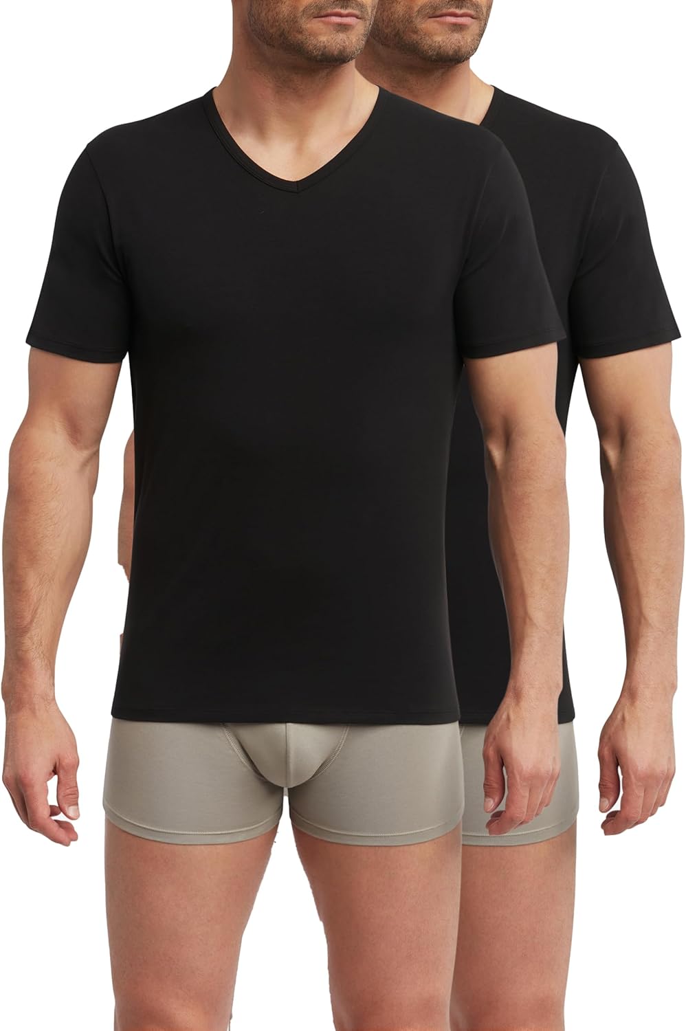 Thumbnail 2 de Dim T-Shirt Thermorégulateur Coton Col V x2