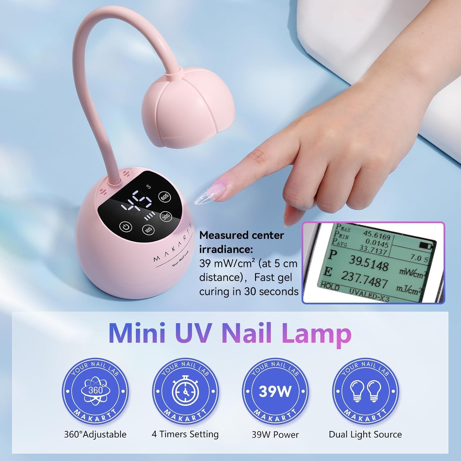 Thumbnail 4 de Makartt Cherie UV LED Nail Lamp 39mW/cm²