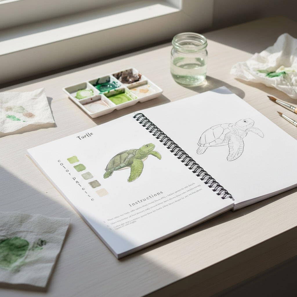 Detalle de pobuu Watercolour Workbook 15 Designs