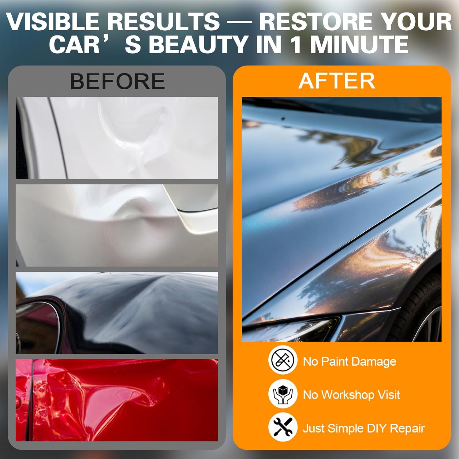 Thumbnail 3 de Car Dent Remover Tool 150 lbs suction