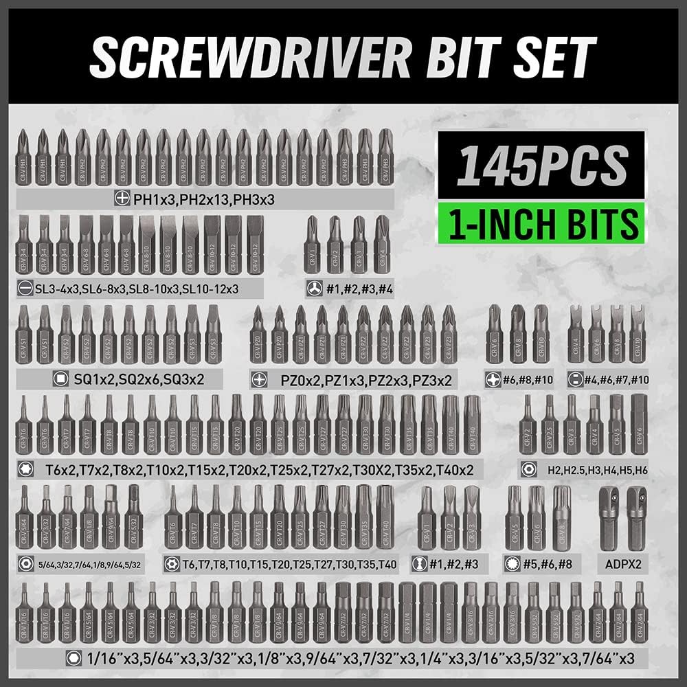 Thumbnail 3 de SWANLAKE 232-piece security screwdriver bit set with ratchet, nut driver and magnetic holders