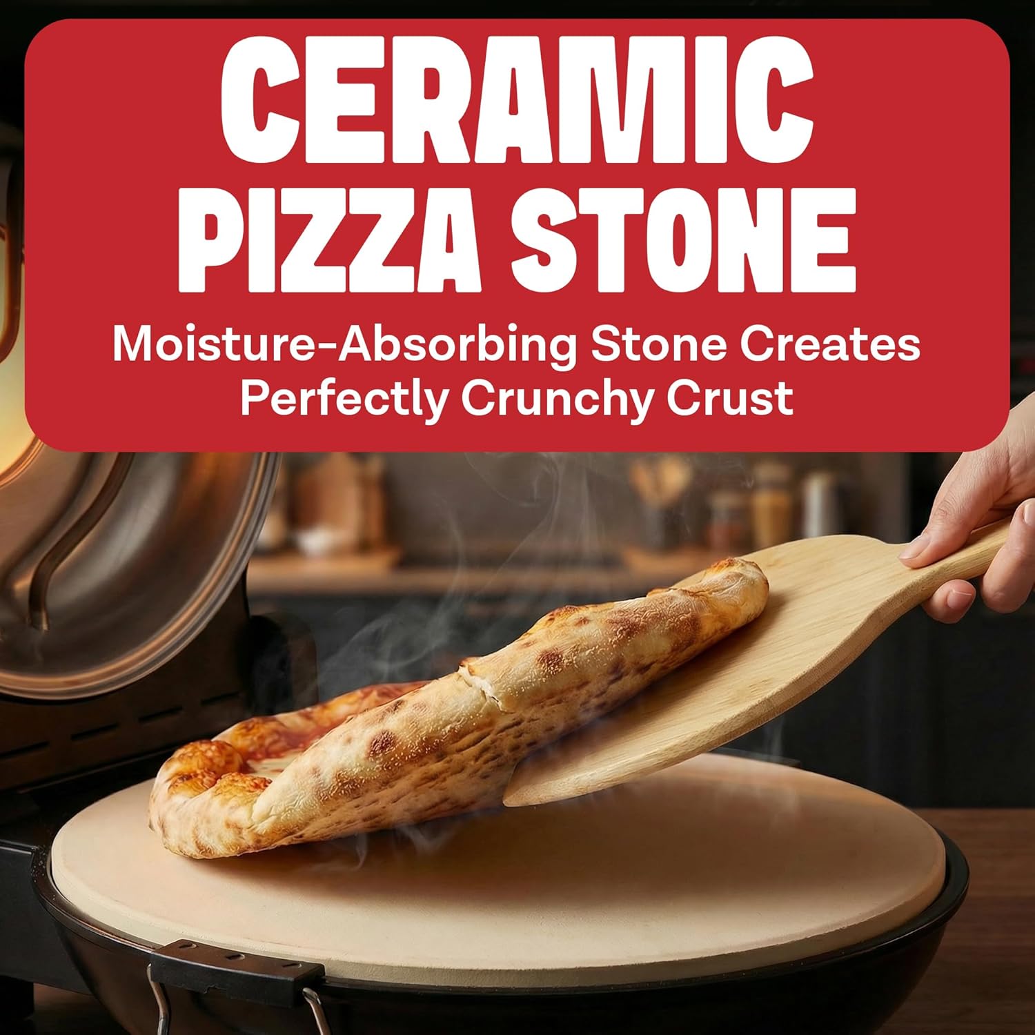 Detalle 2 de PIEZANO XL 14 Inch Electric Pizza Oven ⚡