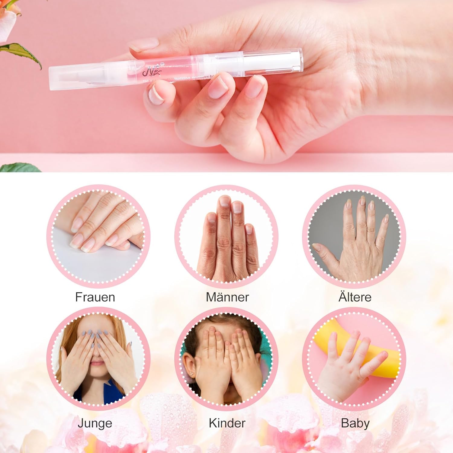 Detalle de AISEELY Nagelöl Stift mit 15 Stück