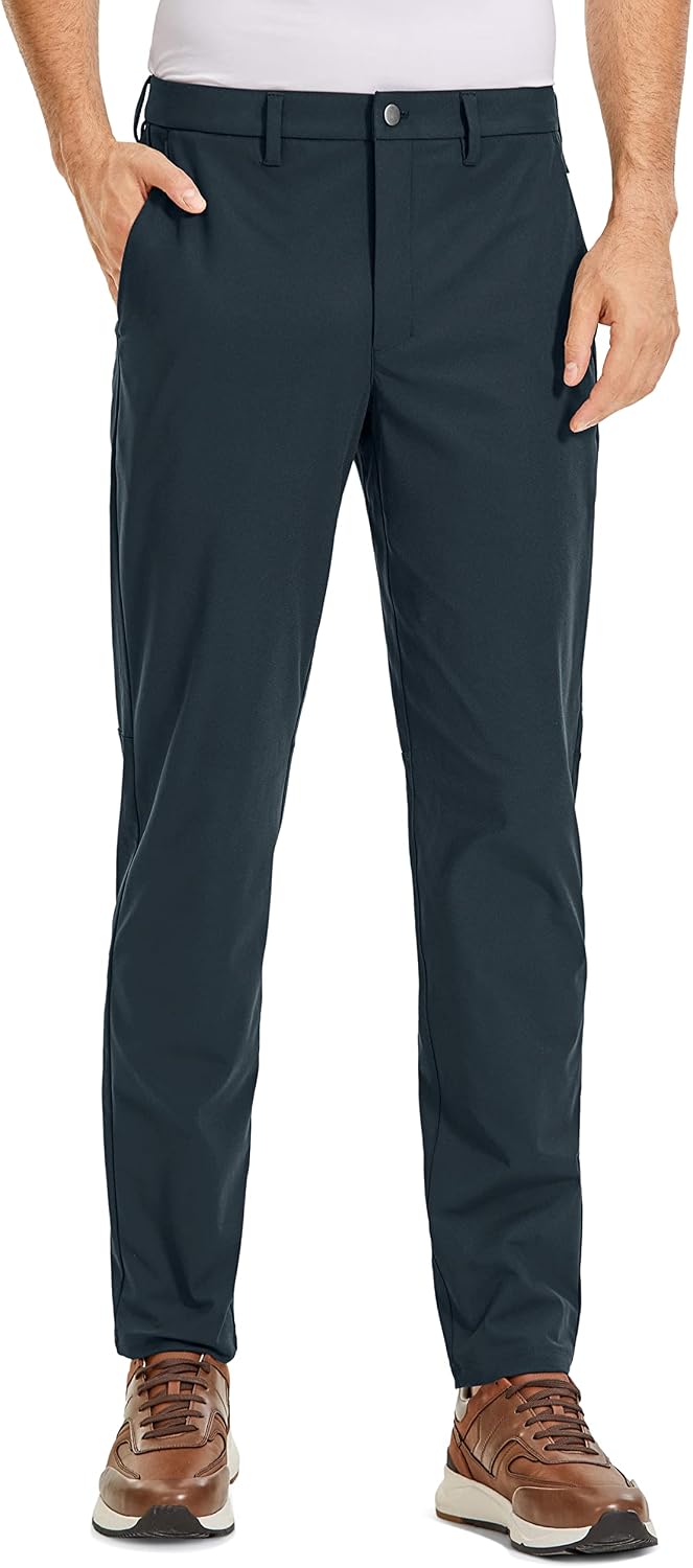 Detalle de Pantalon de golf CRZ YOGA extensible pour homme, coupe ajustée (entrejambe 71/76/81/86 cm)