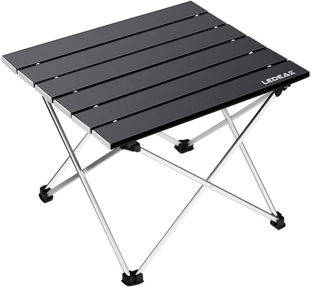 Ledeak Portable Camping Table Small Black