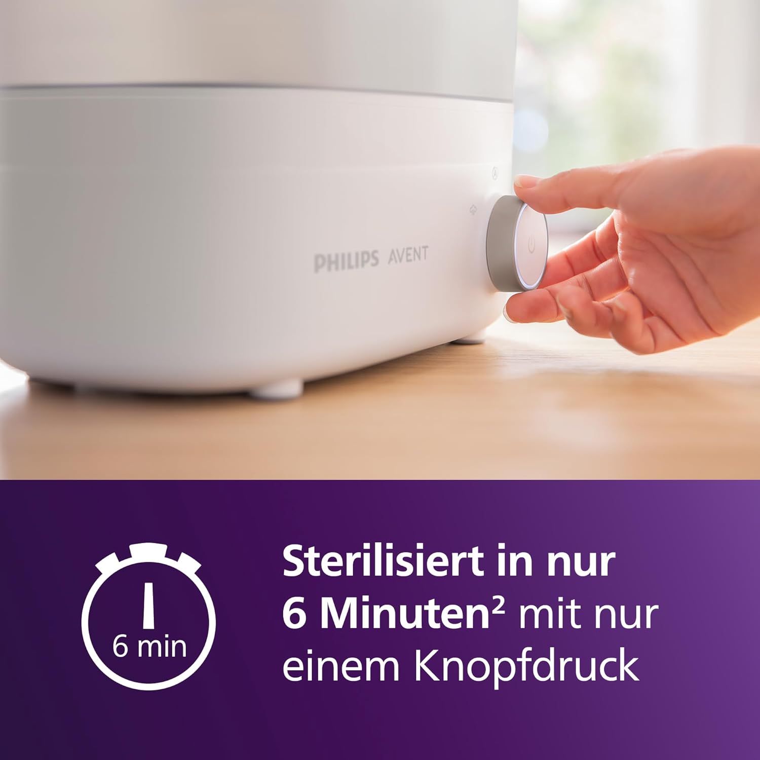 Detalle de Philips AVENT SCF293/00 Babyfläschchen-Sterilisator 6