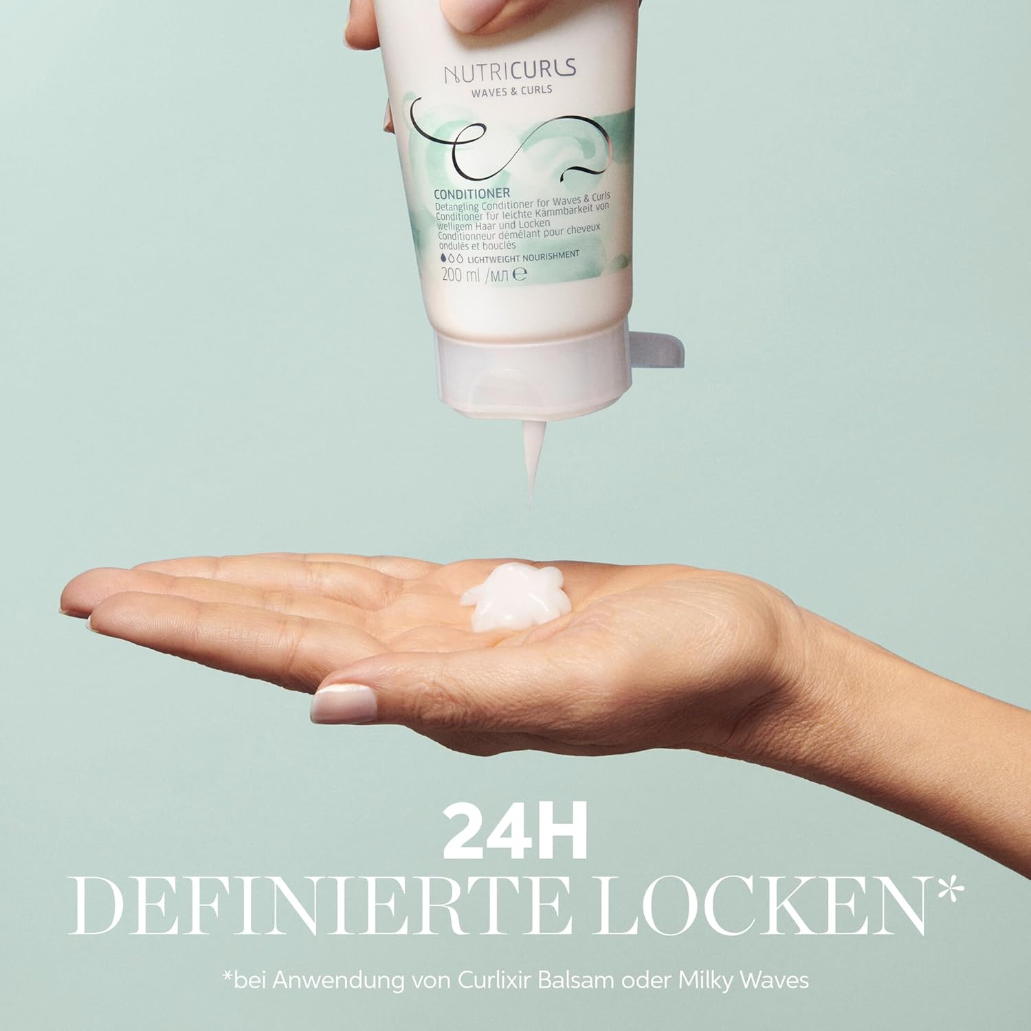 Thumbnail 1 de Wella Professionals NUTRICURLS Detangling Conditioner für Wellen mit Jojobaöl – Haarspülung, 1 L